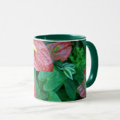 Mug plantes feuillues (Devant droit)