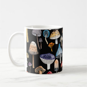 Mug Plantes forestiers : champignons d'aquarelle, patt