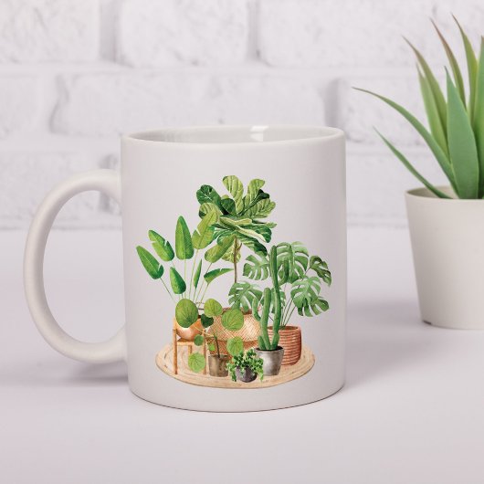 Mug Plantes tropicales à l'aquarelle