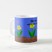 Mug Plantez des graines dans le jardin (Devant gauche)