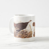 Mug Plaque de livres Audubon Wild Turkey Hen and Chick (Devant gauche)
