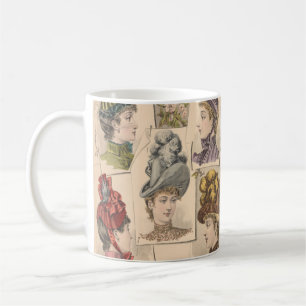 Mug Plaque de mode Casquette victorienne 1887