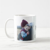Mug Plaque de nom et de citation de photos 'PAPA' vous (Gauche)