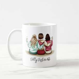 Mug Plaque de Noms Personnalisés De Jour Des Soeurs -