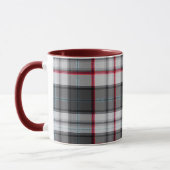 Mug Plaque de tartane texturée grise (Gauche)