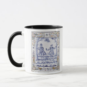 Mug Plaque dépeignant une scène 'du Flute magique
