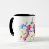 Mug Plaque d'essai Rorschach InkBlots 10 (Devant gauche)