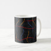 Mug Plaque et points de peinture rétro (Devant droit)