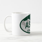 Mug Plaque minéralogique d'Aspen le Colorado (Gauche)
