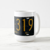 Mug Plaque minéralogique d'Hawaï 1951 (Devant droit)