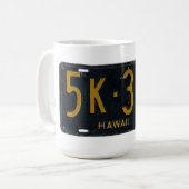 Mug Plaque minéralogique d'Hawaï 1951 (Devant gauche)