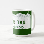 Mug Plaque minéralogique faite sur commande du (Devant droit)