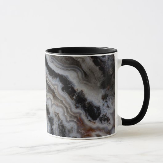 Mug Plaque mixte de jasper Agate (Droite)
