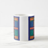 Mug Plaques vibrantes géométric (Centre)