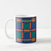 Mug Plaques vibrantes géométric (Gauche)