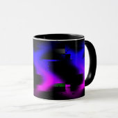 Mug Plasma noir brillant (Devant droit)