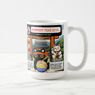 MUG PLAT À BASE DE POKE PARFAITEMENT RONRONNANT - RECE