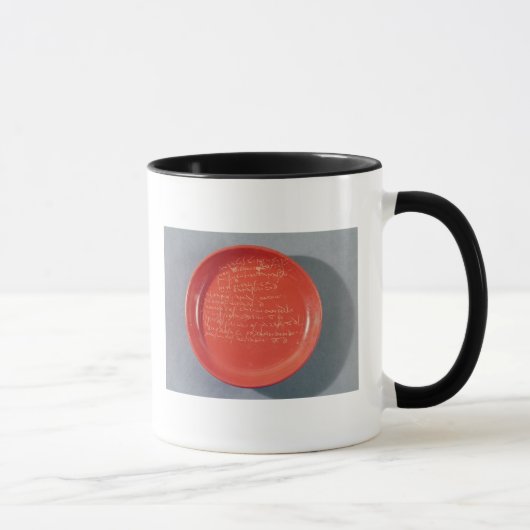 Mug Plat avec le texte celtique, ęr-2ème siècle (Droite)