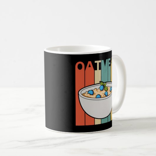 Mug Plat d'avoine (Devant droit)