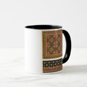 Mug Plat de conception pour des tapis, 'des arts (Devant droit)