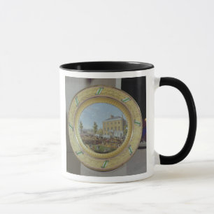 Mug Plat de Meissen, décoré d'une scène de