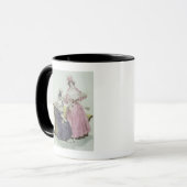 Mug Plat de mode, "salons de Le Follet Courrier (Devant gauche)