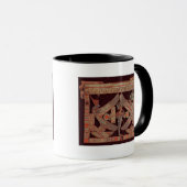 Mug Plat de sein dépeignant Osiris, un dieu de (Devant droit)