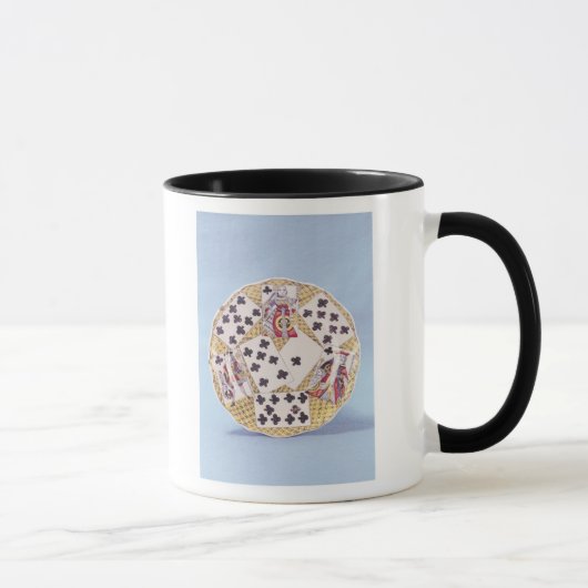 Mug Plat décoré d'un trompe - l ' oeil (Droite)