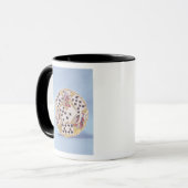 Mug Plat décoré d'un trompe - l ' oeil (Devant gauche)