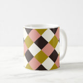 Mug Plat d'ivoire au chocolat rose or (Devant droit)