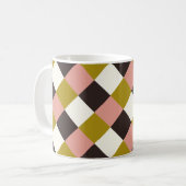 Mug Plat d'ivoire au chocolat rose or (Devant gauche)