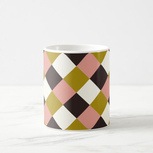 Mug Plat d'ivoire au chocolat rose or (Centre)