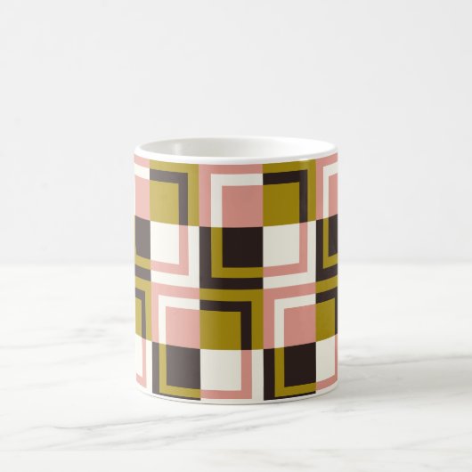 Mug Plat d'ivoire au chocolat rose or (Centre)