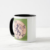 Mug Plat Hispano-Moresque, étain-vitré (Devant gauche)
