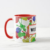 Mug Plat ! Musique à peinture humide (Gauche)