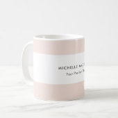 Mug Plat professionnel minimaliste tendance (Devant gauche)