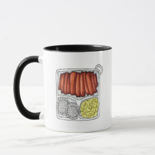 Mug Plate de cuisine hawaïenne Déjeuner Riz Macaroni S