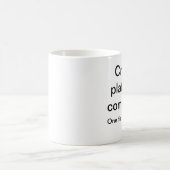 Mug Plate-forme croisée conforme (Centre)