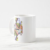 Mug Plateau de cartes Sa et Ses Reine (Devant gauche)