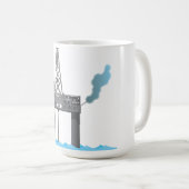 Mug Plateforme pétrolière (Devant droit)