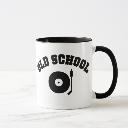 Mug Platine de DJ École Ancienne (Droite)