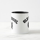 Mug Platine de DJ École Ancienne (Centre)