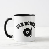Mug Platine de DJ École Ancienne (Gauche)