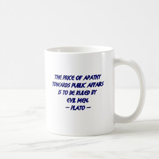 Mug Platon et le Prix de l'Apathie (Droite)