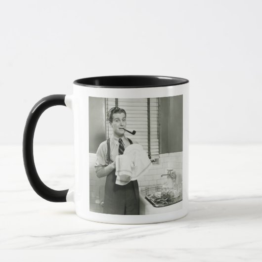 Mug Plats de lavage d'homme (Gauche)