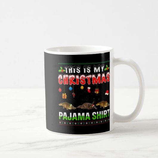 Mug Platypus Xmas Animals Squad This Is My Christmas P (Droite)