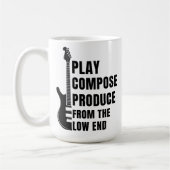 MUG PLAY, COMPOSE, PRODUCE FROM THE LOW END (Gauche)