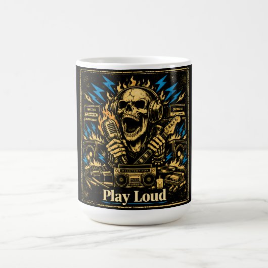 Mug Play Loud – Volume Up Music Rebellion (Centre)