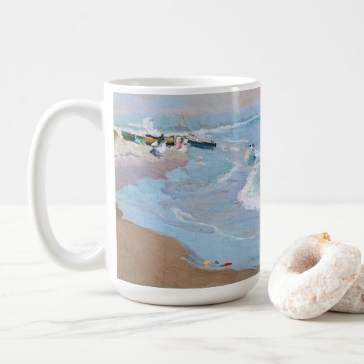 Mug Playa de Valencia | Joaquín Sorolla (Avec donut)