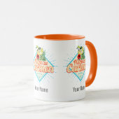 Mug Playa del Carmen Mexique Retro Cocktail Vintage (Devant droit)